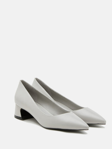 Clasic Block Heels- Gray