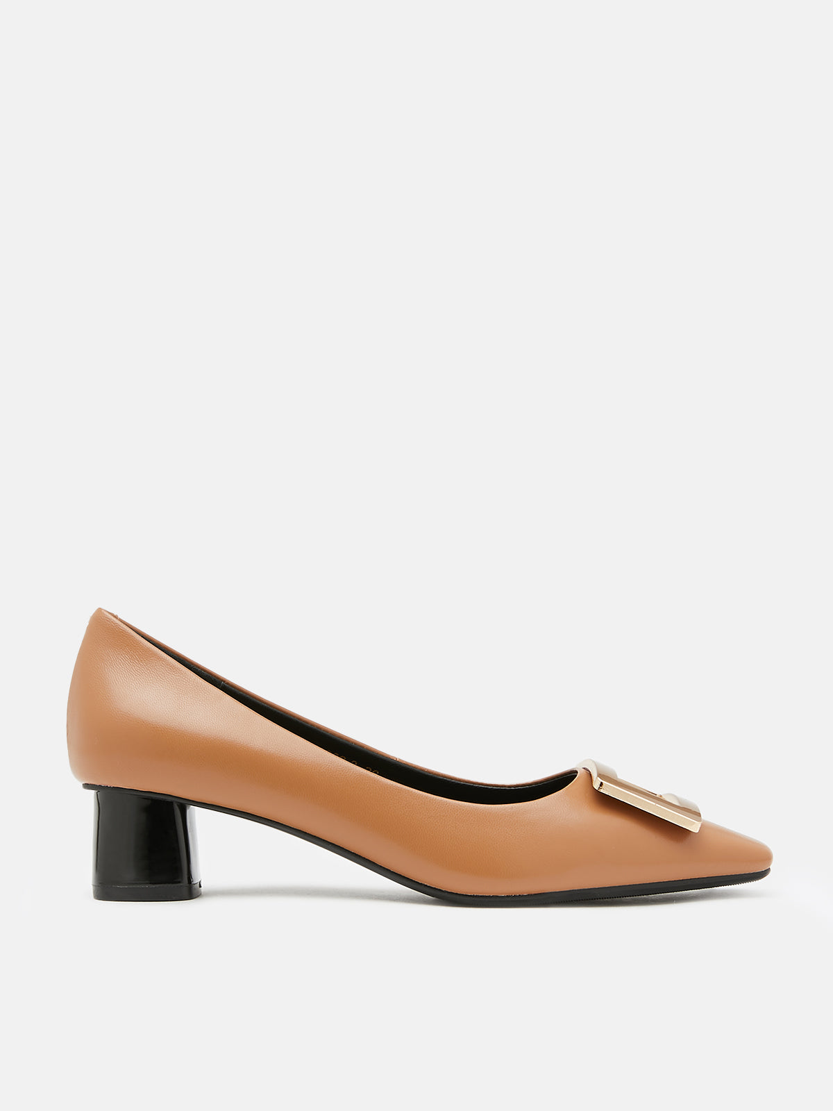 Buckle Office Work Block Heels