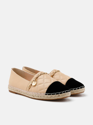 Chained Espadrilles- Almond