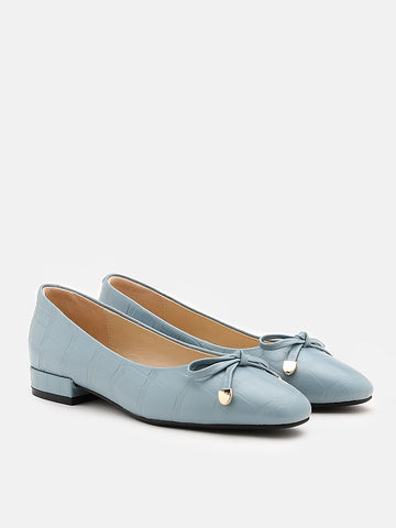Bow Ballerinas- Blue