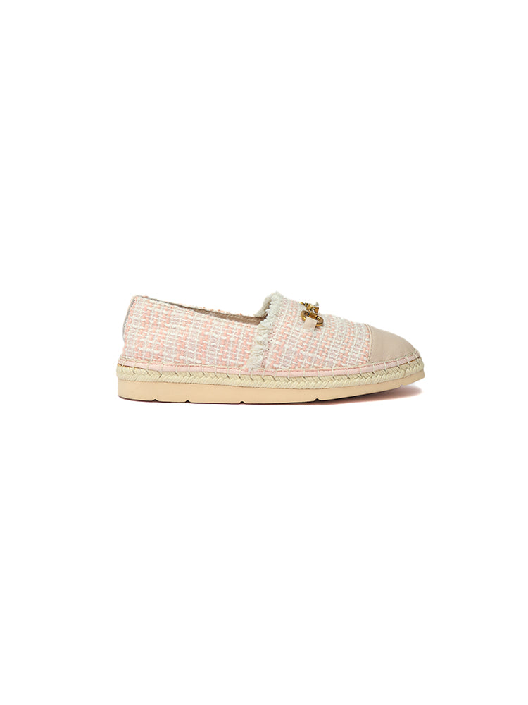 Gold-Tone Buckle Espadrilles