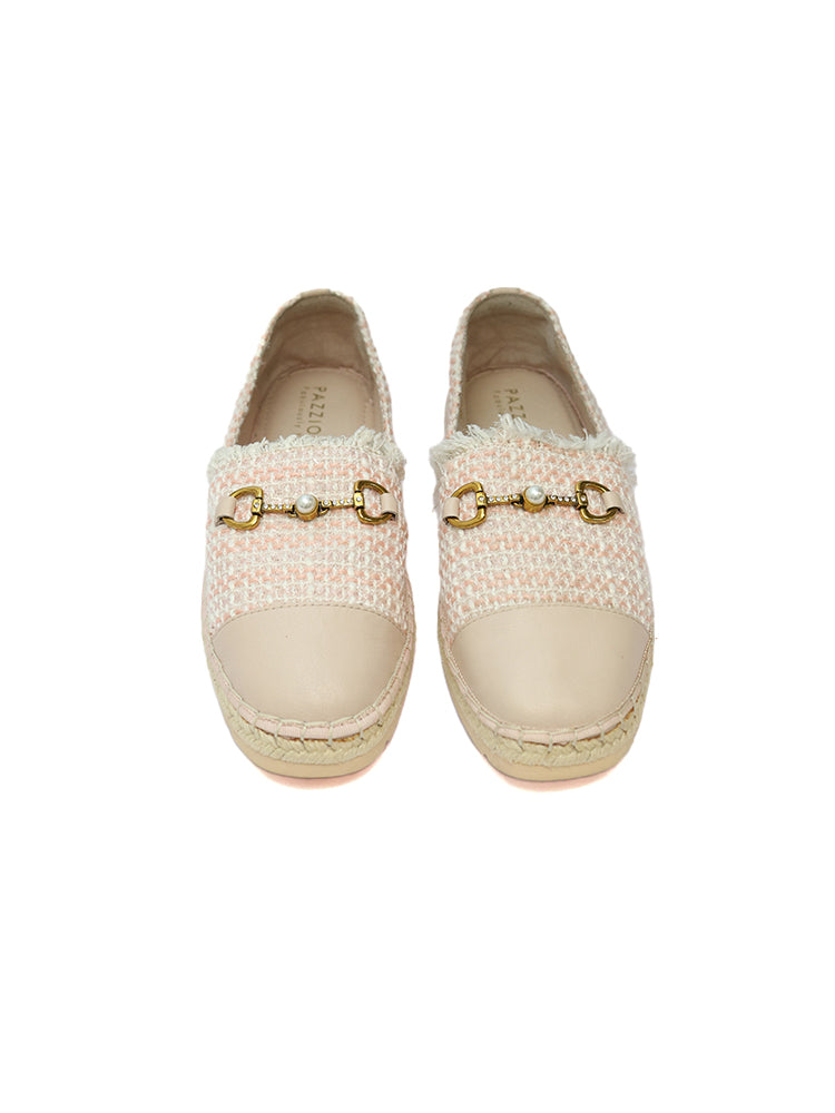 Gold-Tone Buckle Espadrilles