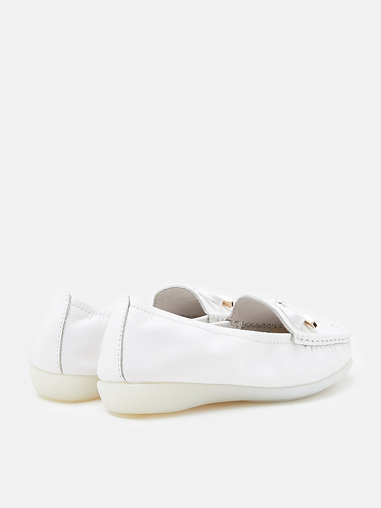 Bow Buckle Loafers