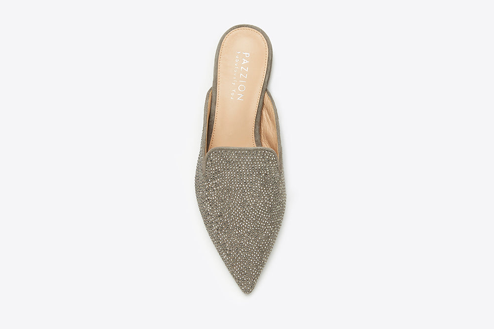 Crystal Embellishment Mules