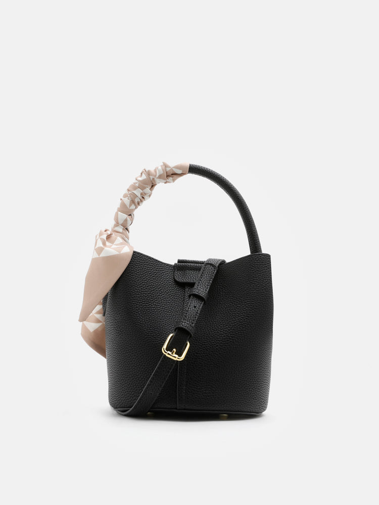 Bucket Bag- Hand Bag- BLACK