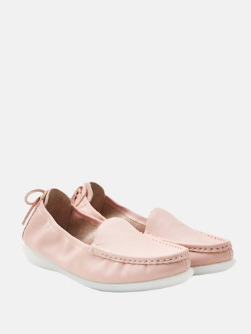 Soft Leather Moccasins- Pink
