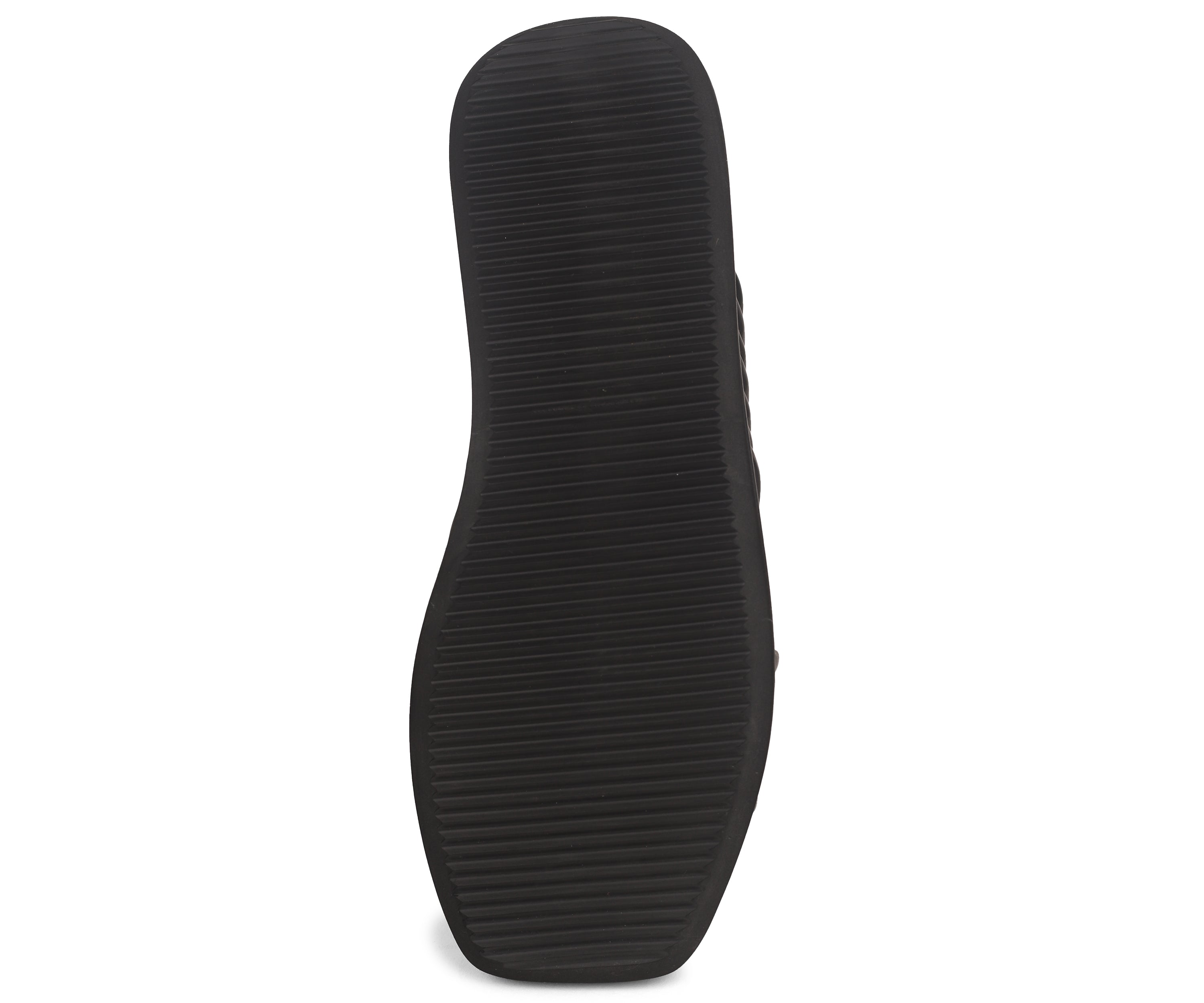 3186-8  Black Belle Lined Square Toe Mules