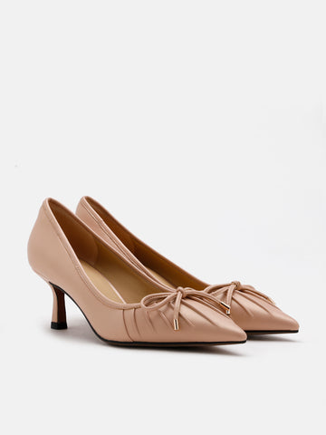Lliata Ribbon Pumps- Pink