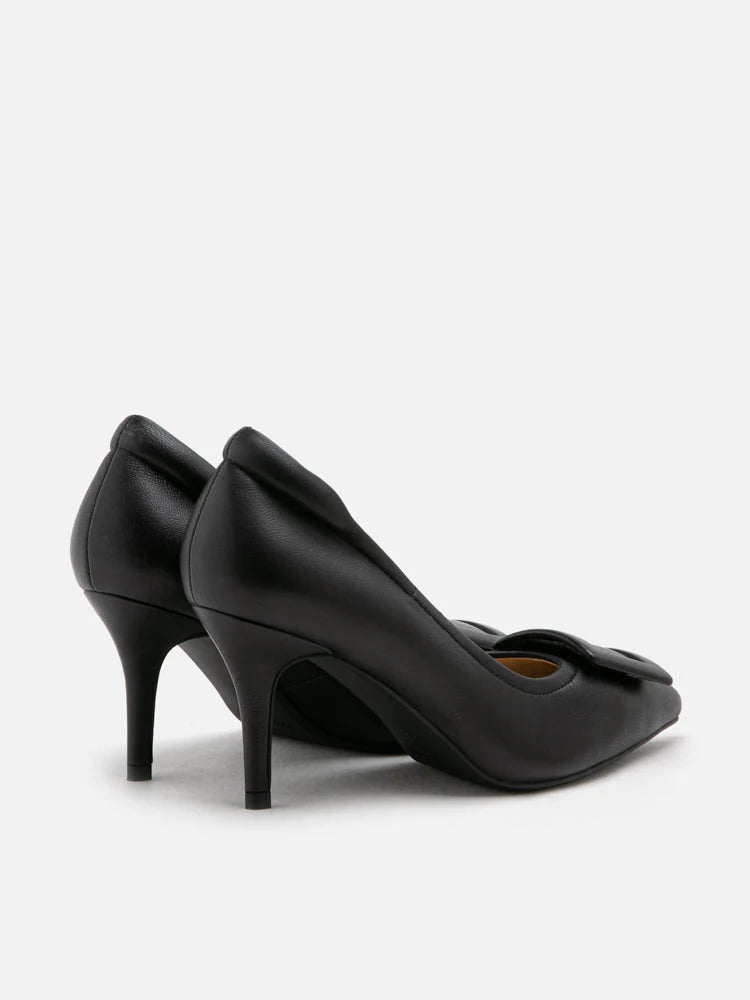 Tina Monotone Buckle Pumps