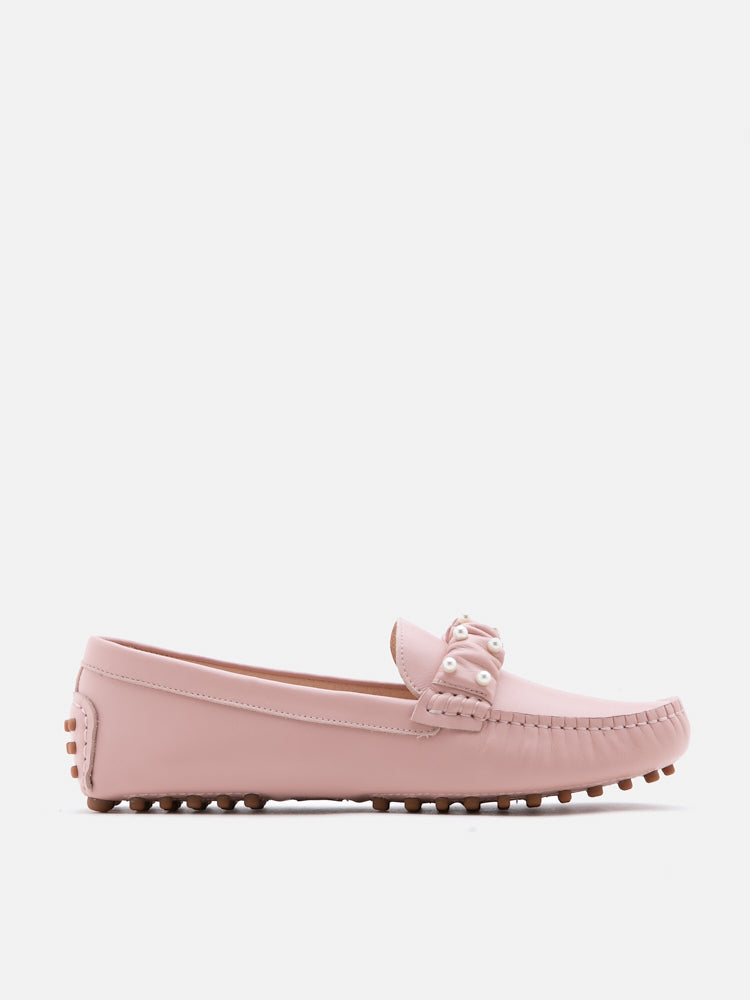 Annalise Rushed Pearl Moccasins