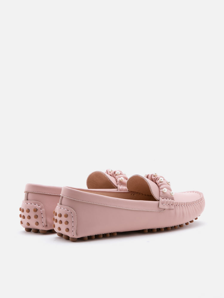 Annalise Rushed Pearl Moccasins