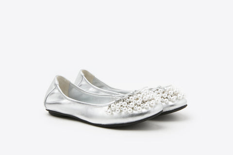 Pearl Embellished  Flats