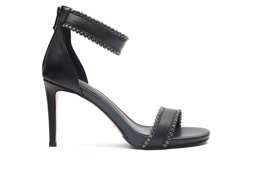 Eleezaa Women's Black Block Heel Sandals | Aldo Shoes