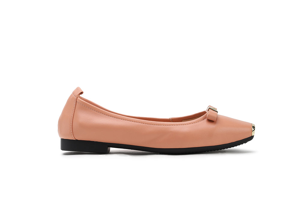 2188-1 PINK BOW FLATS