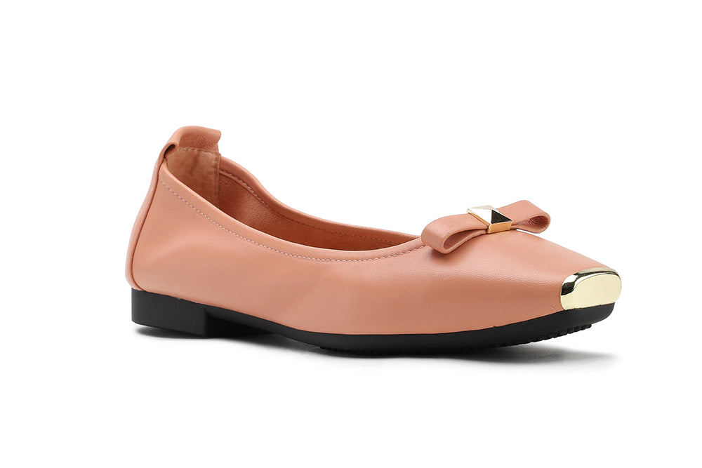 2188-1 PINK BOW FLATS
